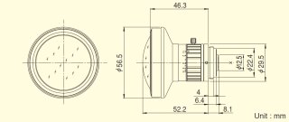 Objektiv Fujinon FE185C057HA-1 - schematick nkres